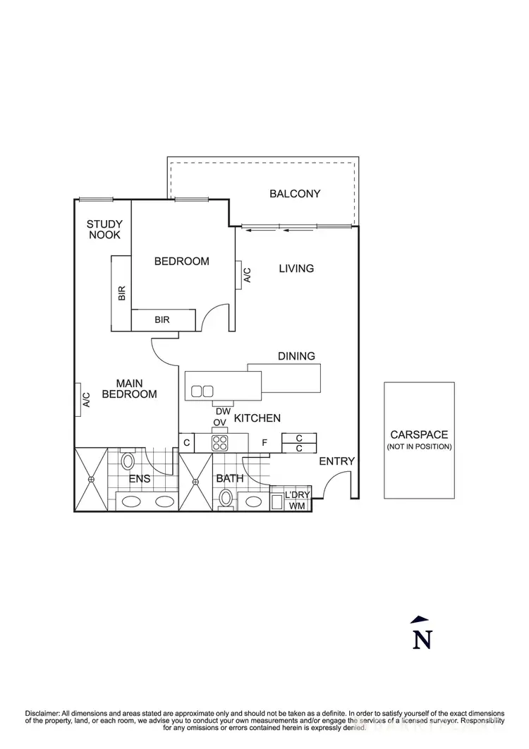Floorplan of Homely apartment listing, 603/5 Sovereign Point Court, Doncaster VIC 3108
