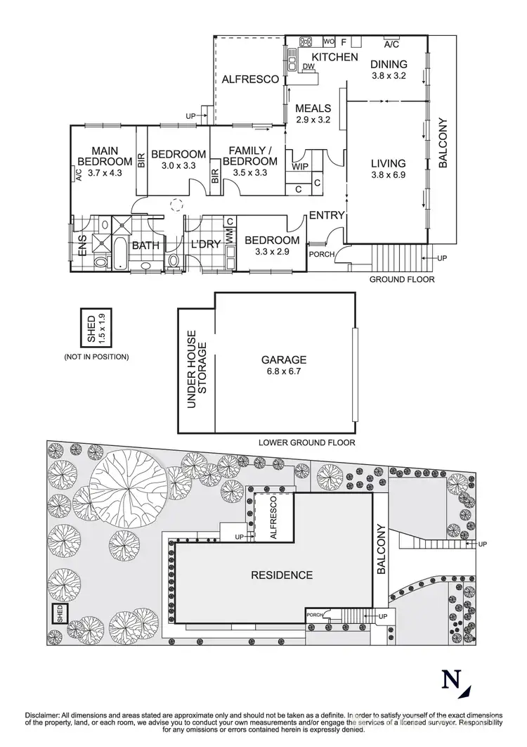 Floorplan of Homely house listing, 73 Chatsworth Quadrant, Templestowe Lower VIC 3107
