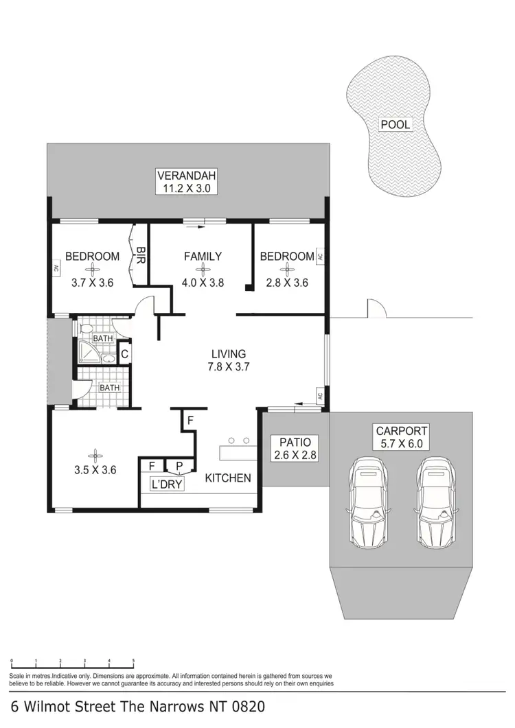 Floorplan of Homely house listing, 6 Wilmot Street, The Narrows NT 820
