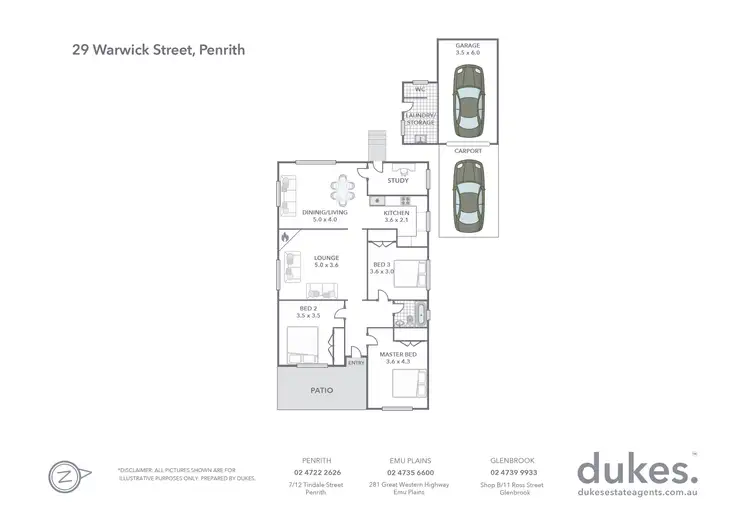Floorplan of Homely house listing, 29 Warwick Street, Penrith NSW 2750