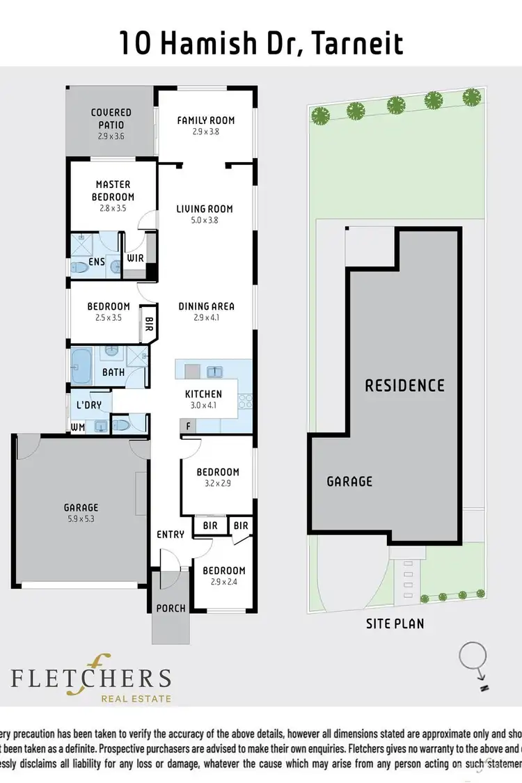 Floorplan of Homely house listing, 10 Hamish Drive, Tarneit VIC 3029