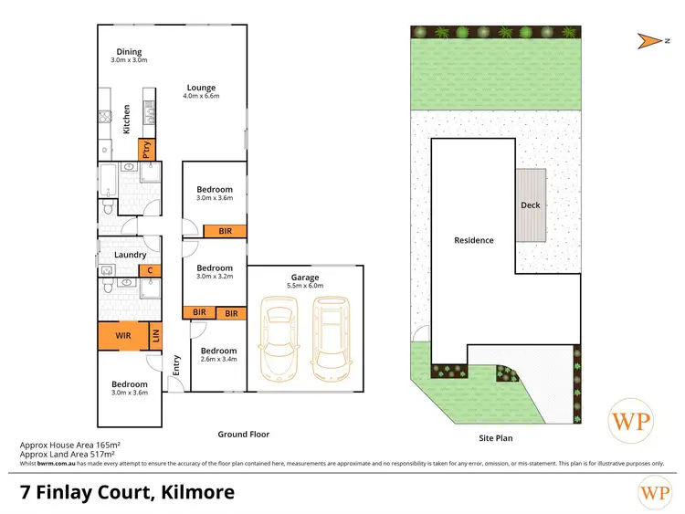 Floorplan of Homely house listing, 7 Finlay Court, Kilmore VIC 3764