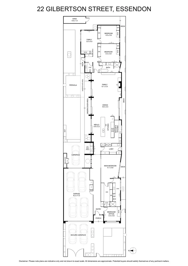 Floorplan of Homely house listing, 22 Gilbertson Street, Essendon VIC 3040