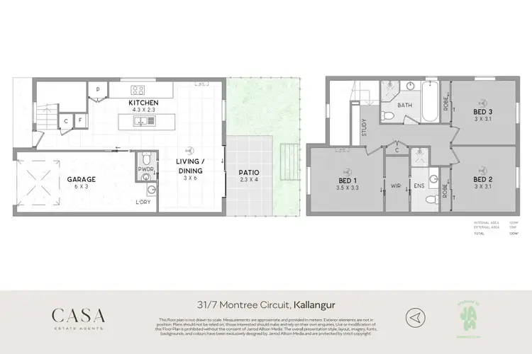 Floorplan of Homely townhouse listing, 31/7 Montree Circuit, Kallangur QLD 4503