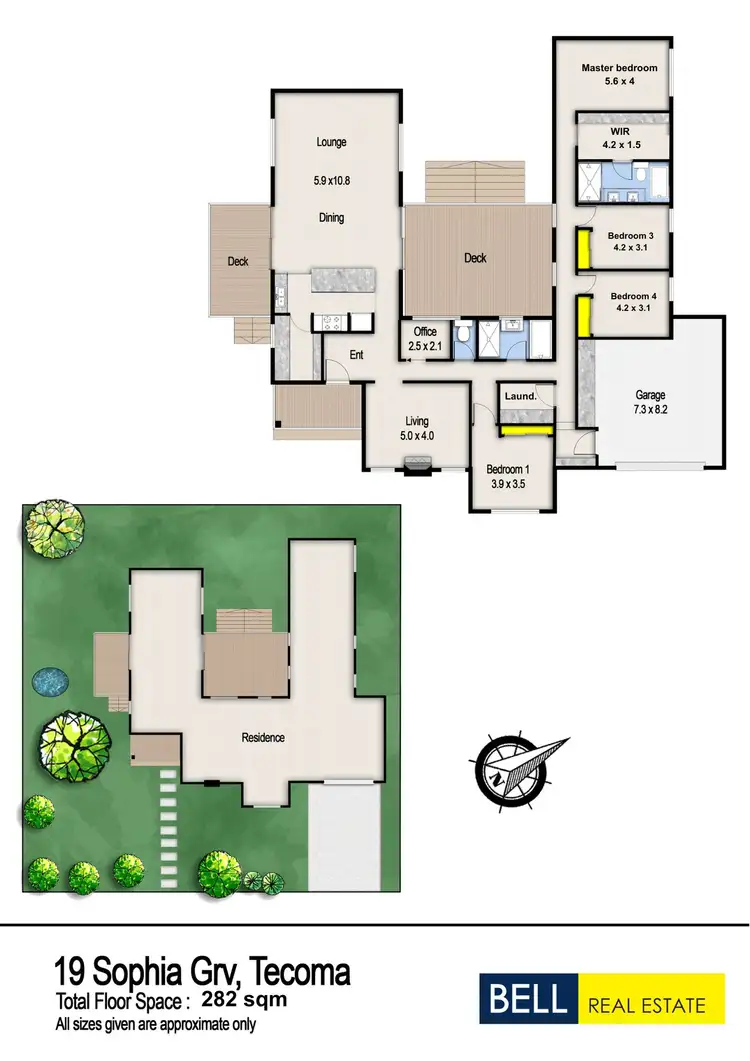 Floorplan of Homely house listing, 19 Sophia Grove, Tecoma VIC 3160