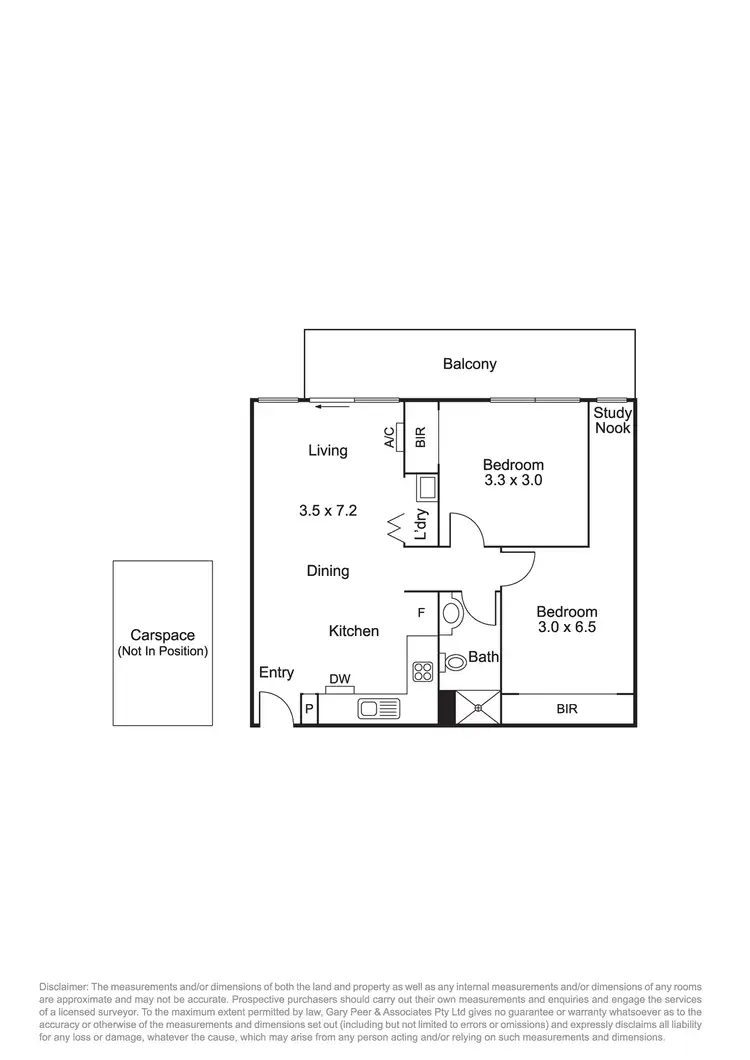 Floorplan of Homely apartment listing, 43/2-4 Samada Street, Notting Hill VIC 3168
