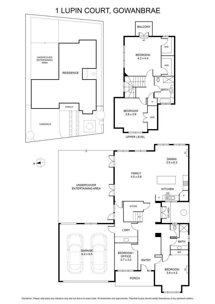 Floorplan of Homely house listing, 1 Lupin Court, Gowanbrae VIC 3043
