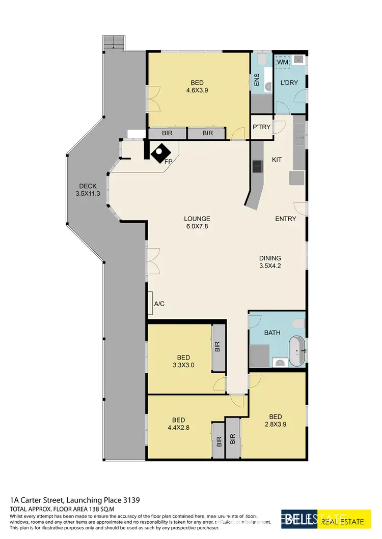 Floorplan of Homely house listing, 1A Carter Street, Launching Place VIC 3139