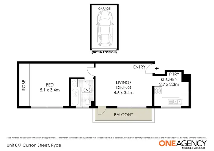 Floorplan of Homely apartment listing, 8/7 Curzon Street, Ryde NSW 2112