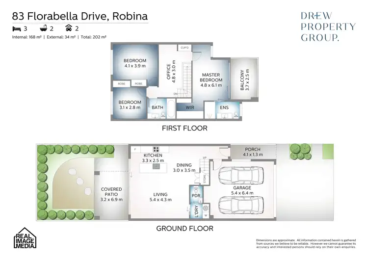Floorplan of Homely house listing, 83 Florabella Drive, Robina QLD 4226