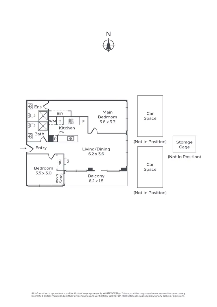 Floorplan of Homely apartment listing, 1002/8 Grosvenor Street, Abbotsford VIC 3067