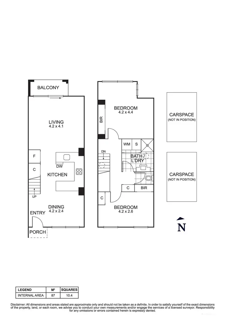 Floorplan of Homely townhouse listing, 34/916-918 Canterbury Road, Box Hill South VIC 3128