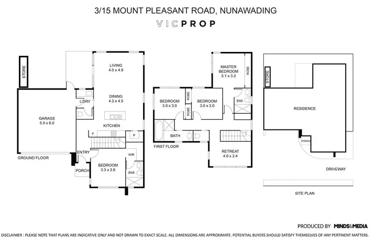 Floorplan of Homely townhouse listing, 3/15 Mount Pleasant Road, Nunawading VIC 3131