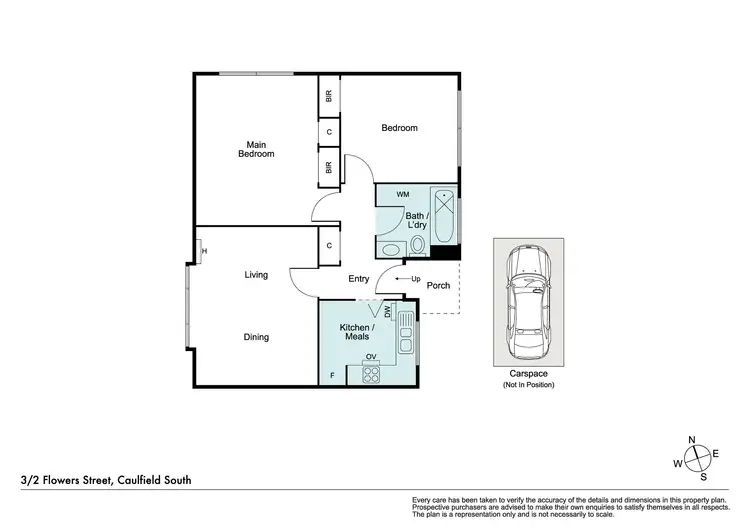 Floorplan of Homely apartment listing, 3/2 Flowers Street, Caulfield South VIC 3162