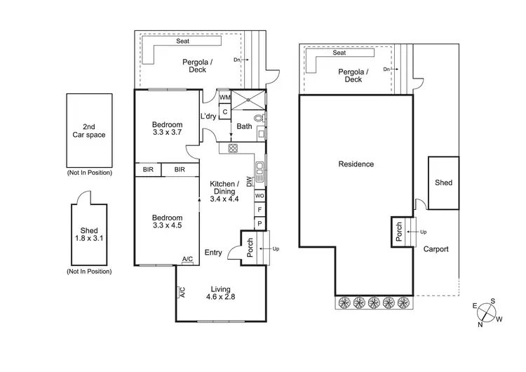 Floorplan of Homely unit listing, 3/2 June Crescent, Glen Iris VIC 3146