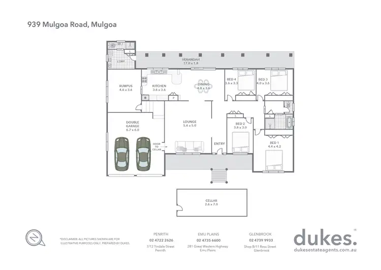 Floorplan of Homely rural property listing, 939 Mulgoa Road, Mulgoa NSW 2745