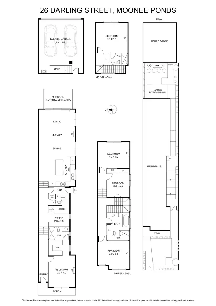 Floorplan of Homely house listing, 26 Darling Street, Moonee Ponds VIC 3039