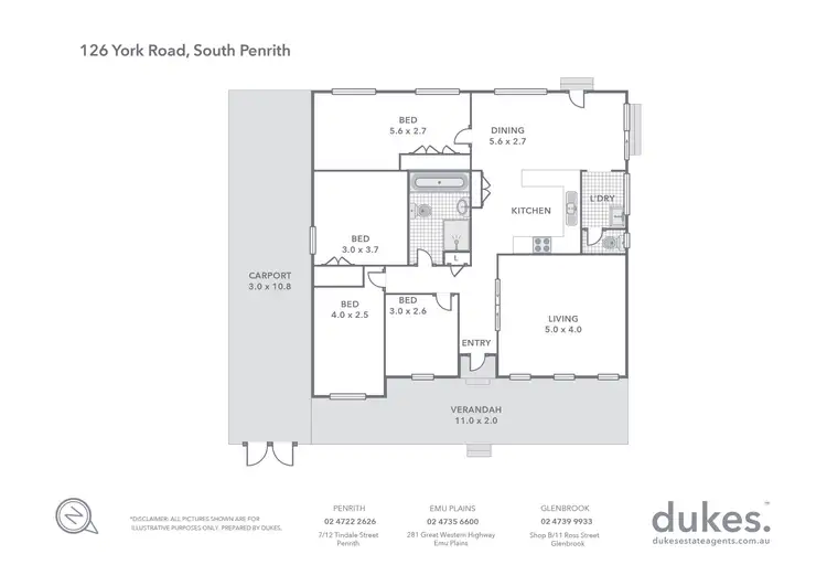 Floorplan of Homely house listing, 126 York Road, South Penrith NSW 2750