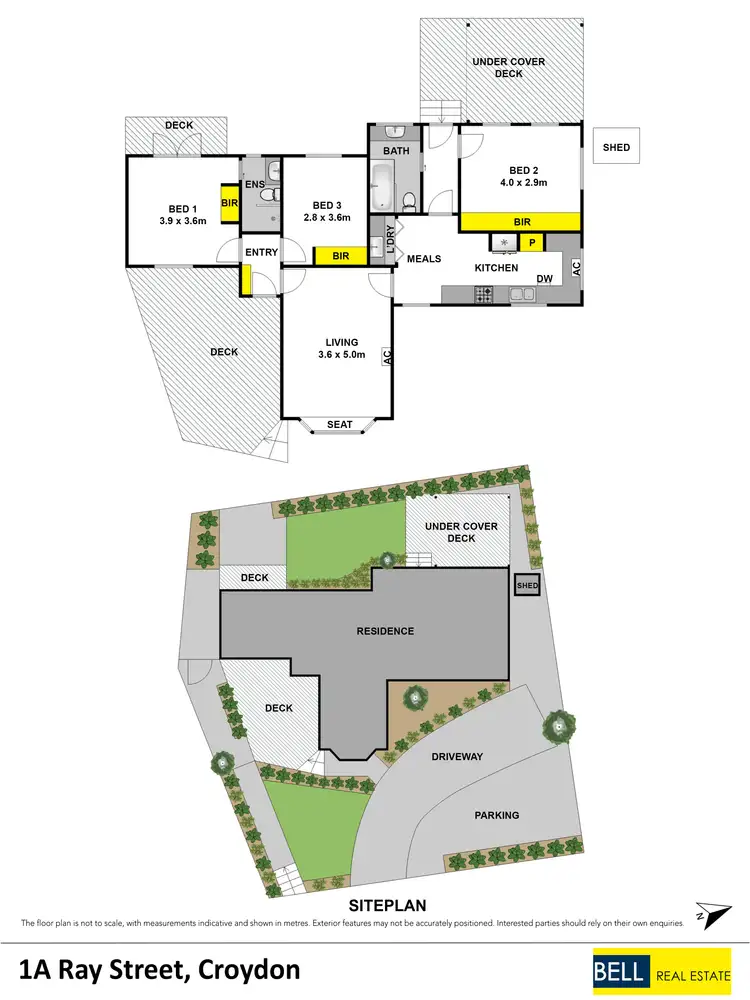 Floorplan of Homely house listing, 1A Ray Street, Croydon VIC 3136
