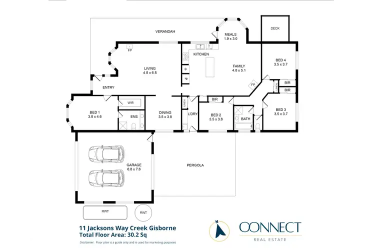 Floorplan of Homely house listing, 11 Jacksons Creek Way, Gisborne VIC 3437