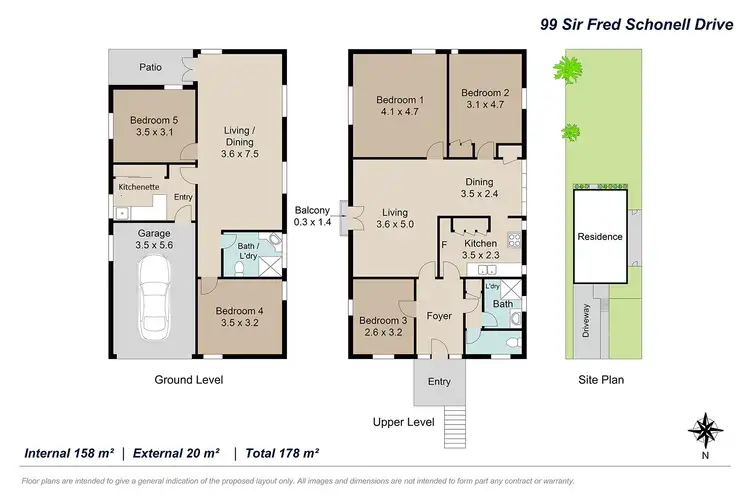 Floorplan of Homely house listing, 99 Sir Fred Schonell Drive, St Lucia QLD 4067
