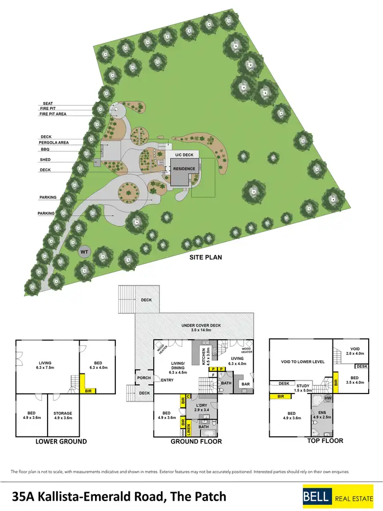 Floorplan of Homely house listing, 35A Kallista Emerald Road, The Patch VIC 3792