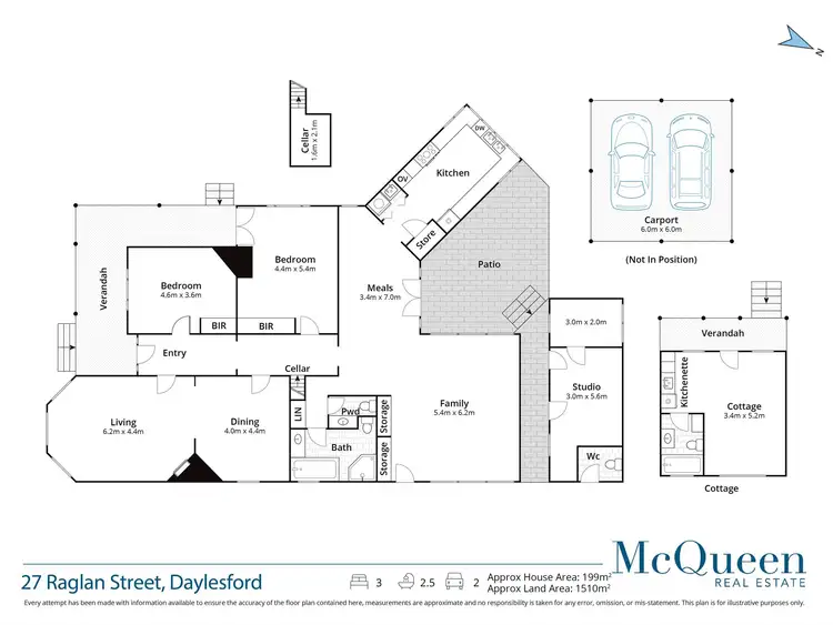 Floorplan of Homely house listing, 27 Raglan Street, Daylesford VIC 3460