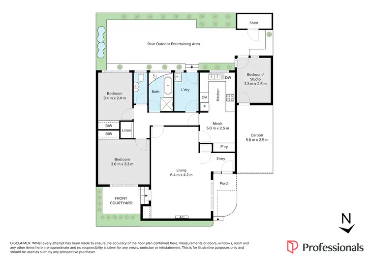 Floorplan of Homely unit listing, 3/13 Saint Huberts Road, Carnegie VIC 3163