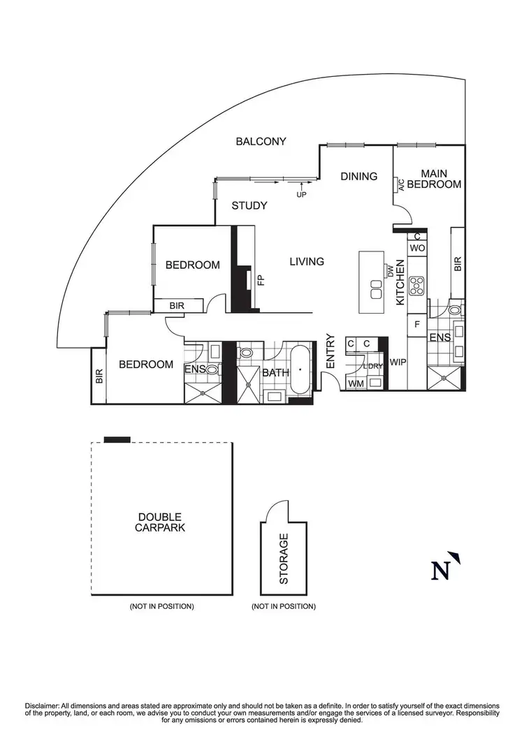 Floorplan of Homely apartment listing, 301/1 Mitcham Road, Donvale VIC 3111