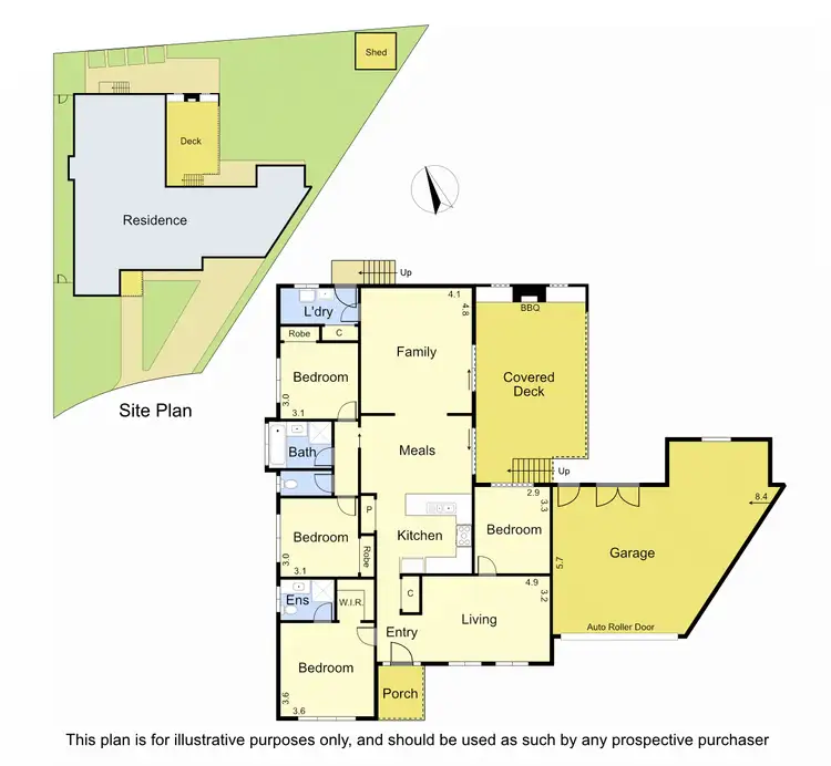 Floorplan of Homely house listing, 8 Stanton Place, Mill Park VIC 3082