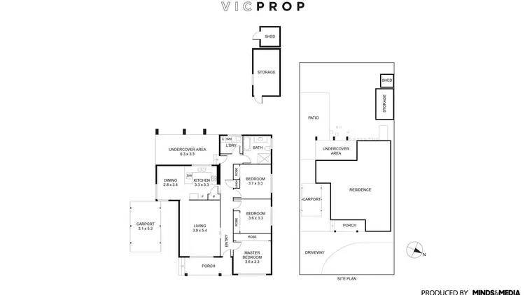 Floorplan of Homely house listing, 21 Beaumont Crescent, Lalor VIC 3075