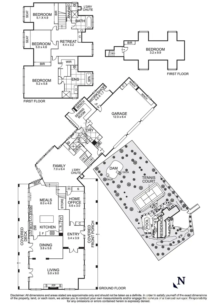 Floorplan of Homely house listing, 6 Rivulet Place, Warrandyte VIC 3113