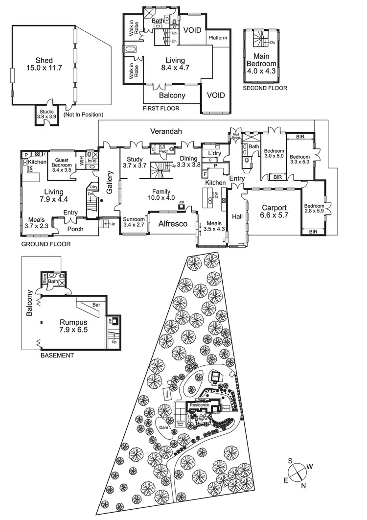 Floorplan of Homely house listing, 244 Payne Road, Beaconsfield VIC 3807