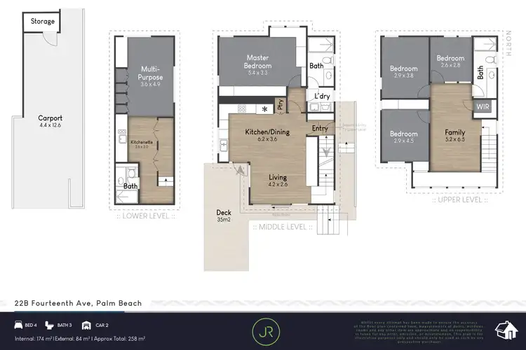 Floorplan of Homely house listing, 22B Fourteenth Avenue, Palm Beach QLD 4221