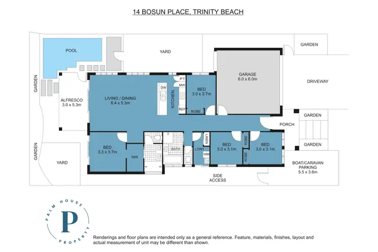 Floorplan of Homely house listing, 14 Bosun Place, Trinity Beach QLD 4879