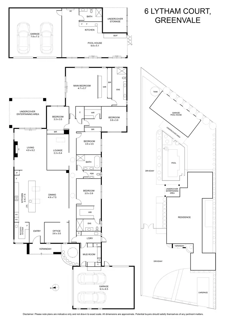 Floorplan of Homely house listing, 6 Lytham Court, Greenvale VIC 3059