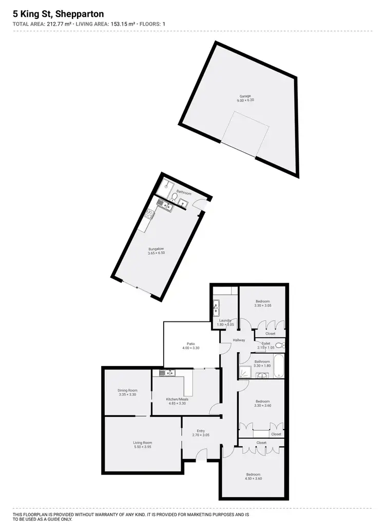 Floorplan of Homely house listing, 5 King Street, Shepparton VIC 3630