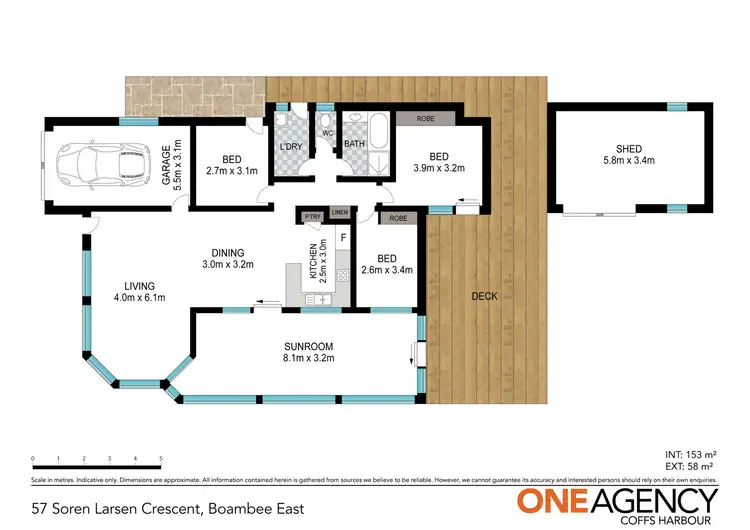 Floorplan of Homely house listing, 57 Soren Larsen Crescent, Boambee East NSW 2452