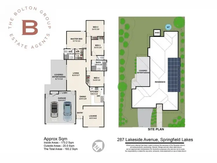 Floorplan of Homely house listing, 287 Lakeside Avenue, Springfield Lakes QLD 4300