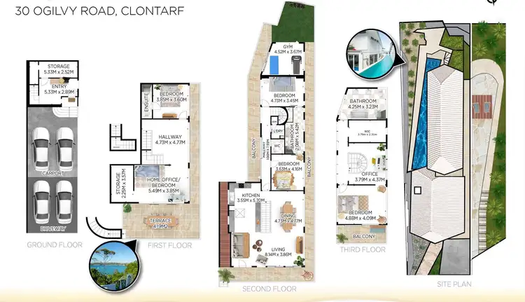 Floorplan of Homely house listing, 30 Ogilvy Road, Clontarf NSW 2093