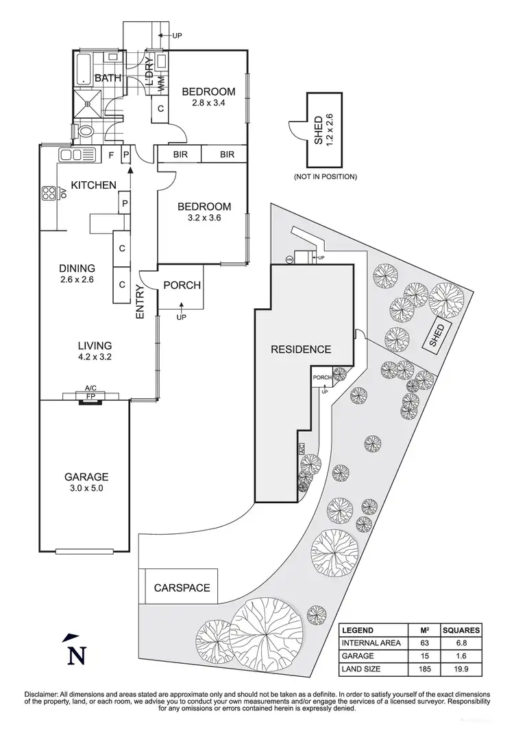 Floorplan of Homely unit listing, 1/27 Para Road, Lower Plenty VIC 3093
