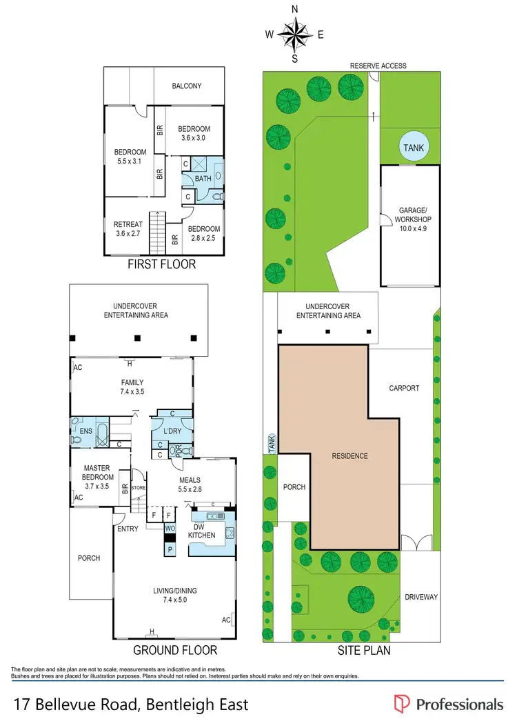 Floorplan of Homely house listing, 17 Bellevue Road, Bentleigh East VIC 3165