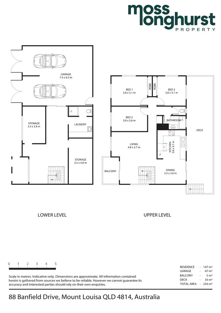 Floorplan of Homely house listing, 88 Banfield Drive, Mount Louisa QLD 4814