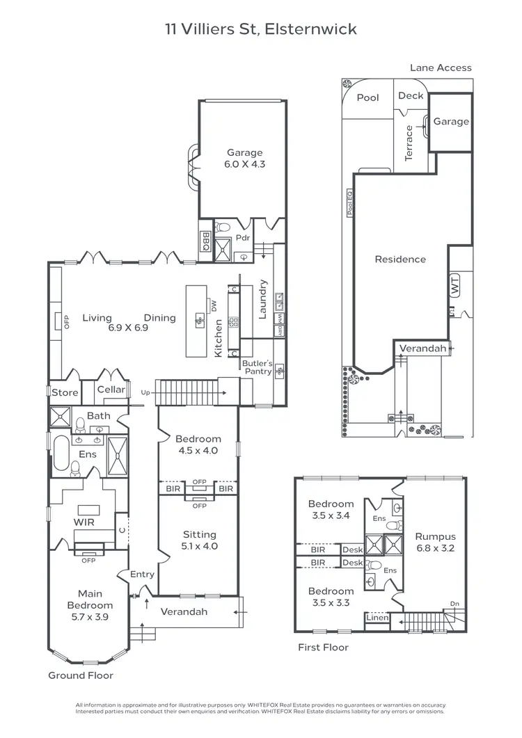 Floorplan of Homely house listing, 11 Villiers Street, Elsternwick VIC 3185