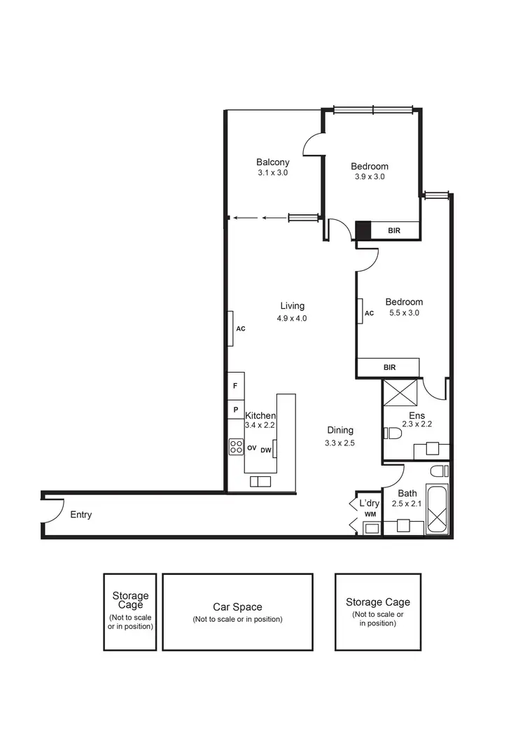 Floorplan of Homely apartment listing, 201/119 Poath Road, Murrumbeena VIC 3163