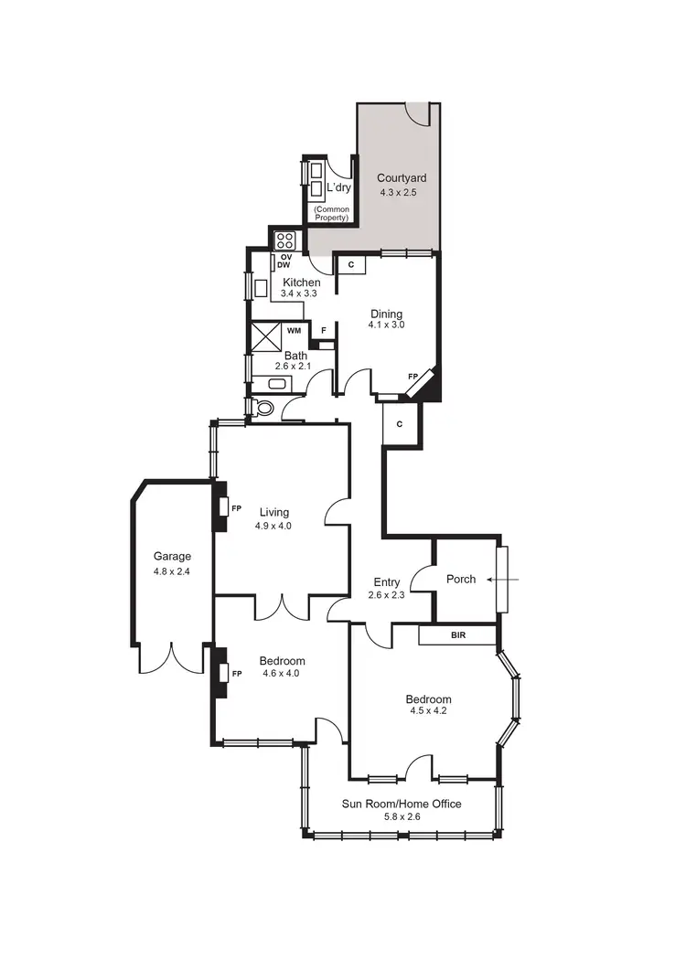 Floorplan of Homely apartment listing, 7/3 Glen Eira Road, Ripponlea VIC 3185