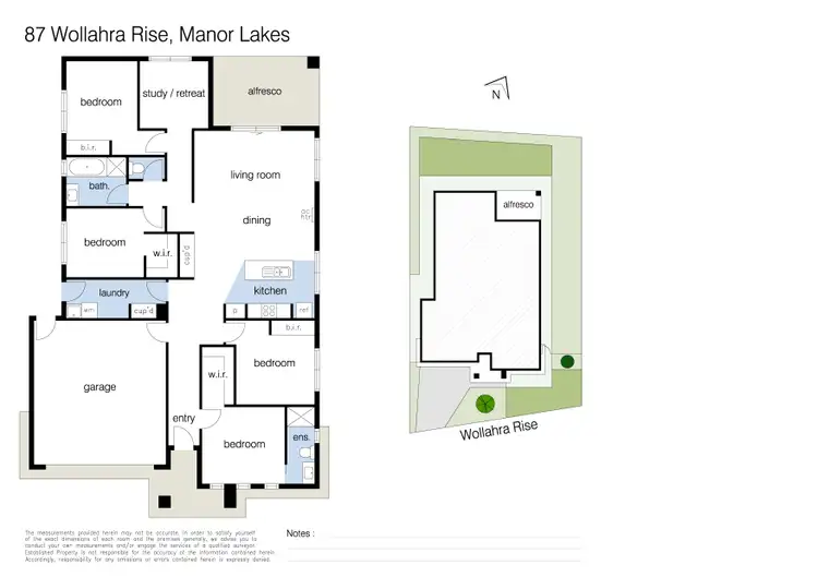 Floorplan of Homely house listing, 87 Wollahra Rise, Wyndham Vale VIC 3024