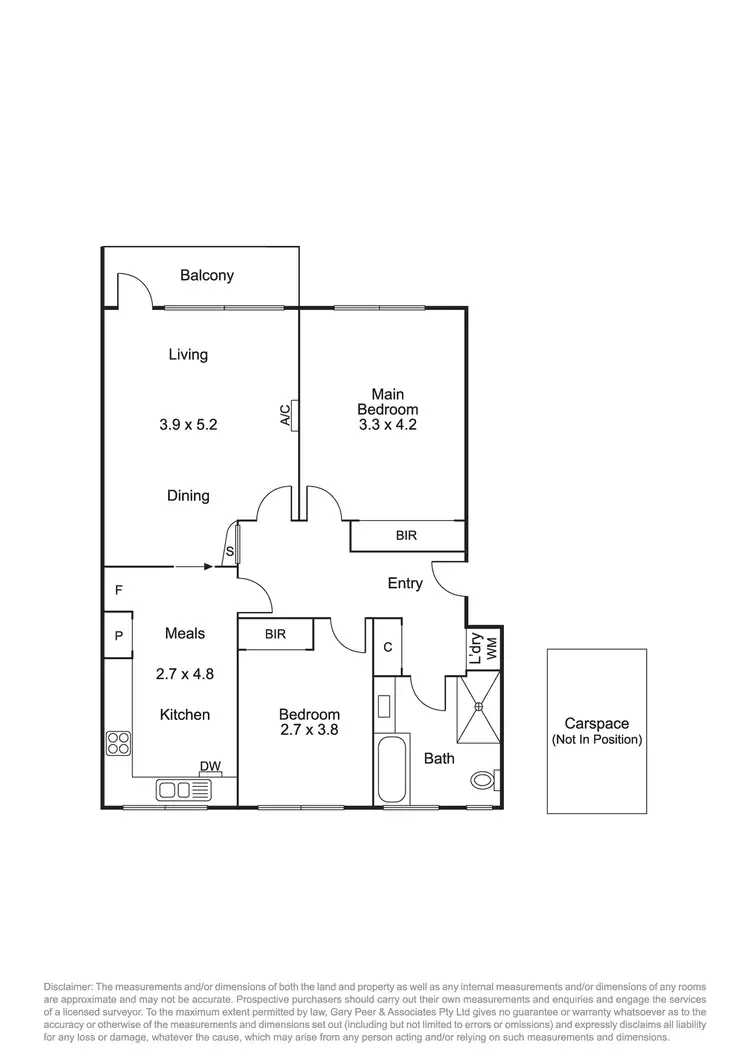 Floorplan of Homely apartment listing, 5/1011 Glen Huntly Road, Caulfield VIC 3162