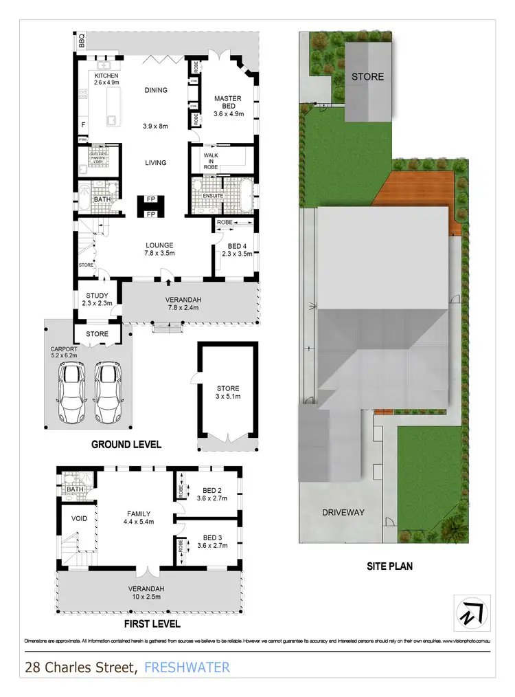 Floorplan of Homely house listing, 28 Charles Street, Freshwater NSW 2096