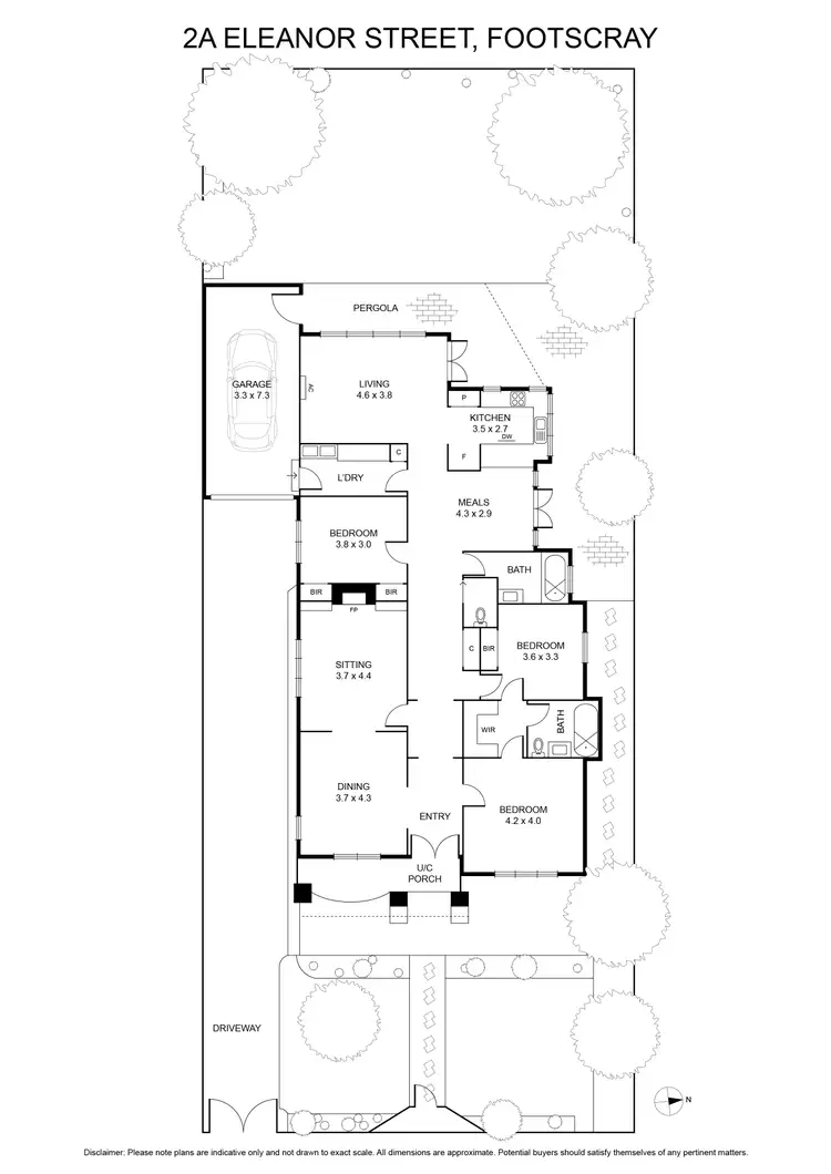 Floorplan of Homely house listing, 2A Eleanor Street, Footscray VIC 3011